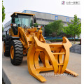 Front Wheel Loader with Grapple